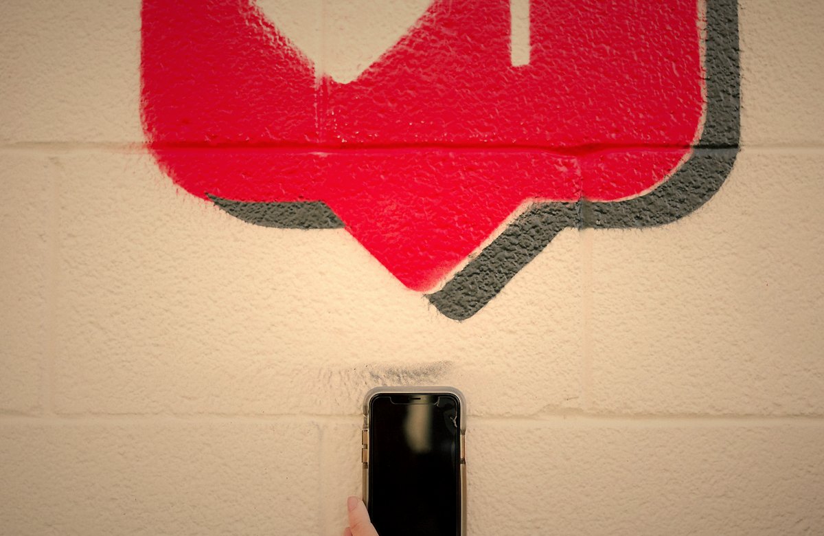A like notification — the moment content starts to take off