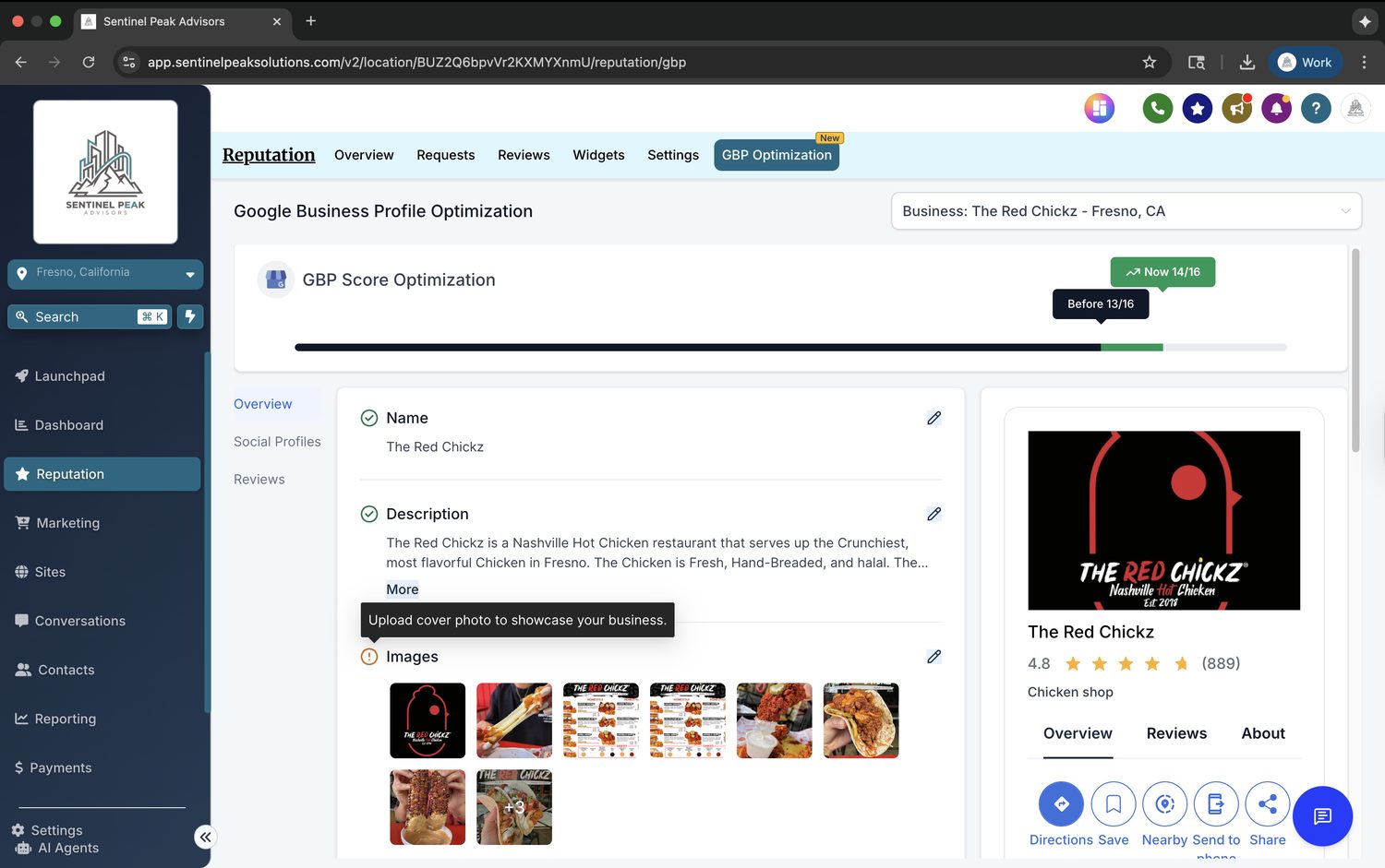 The Red Chickz Google Business Profile optimization checklist