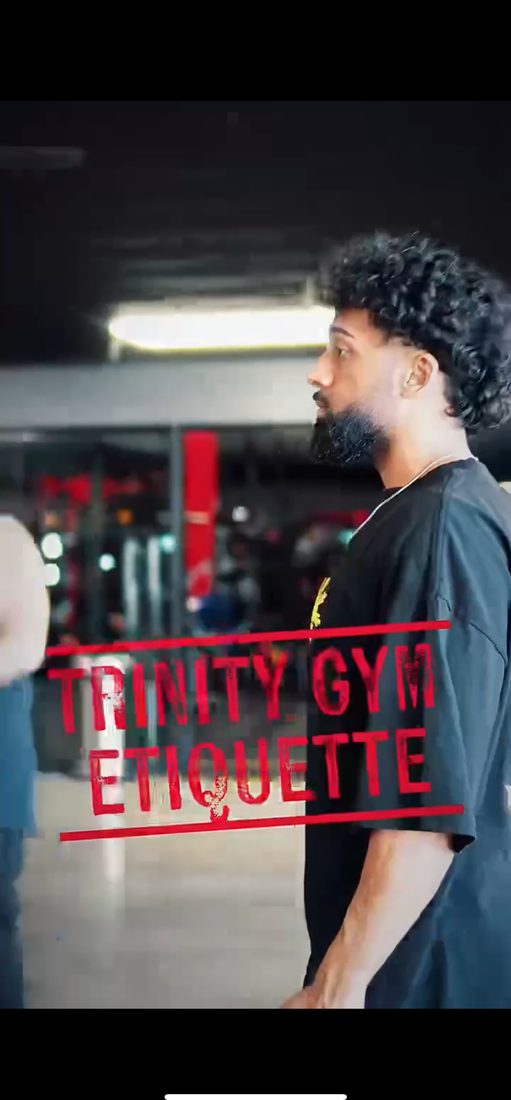 Fitness studio branded video content